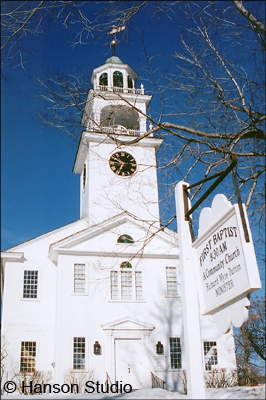 New London, NH - 1st Baptist Church - Winter